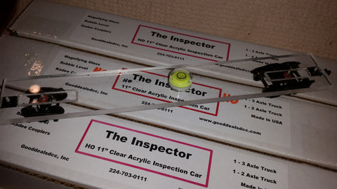 aic-1 HO Scale Acrylic Inspection Car
